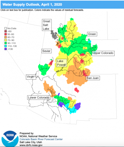 Water Supply Outlook April 2020