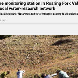 Soil-moisture monitoring station in Roaring Fork Valley completes local water-research network thumbnail
