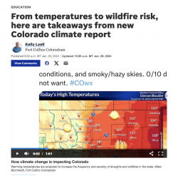 From temperatures to wildfire risk, here are takeaways from new Colorado climate report thumb