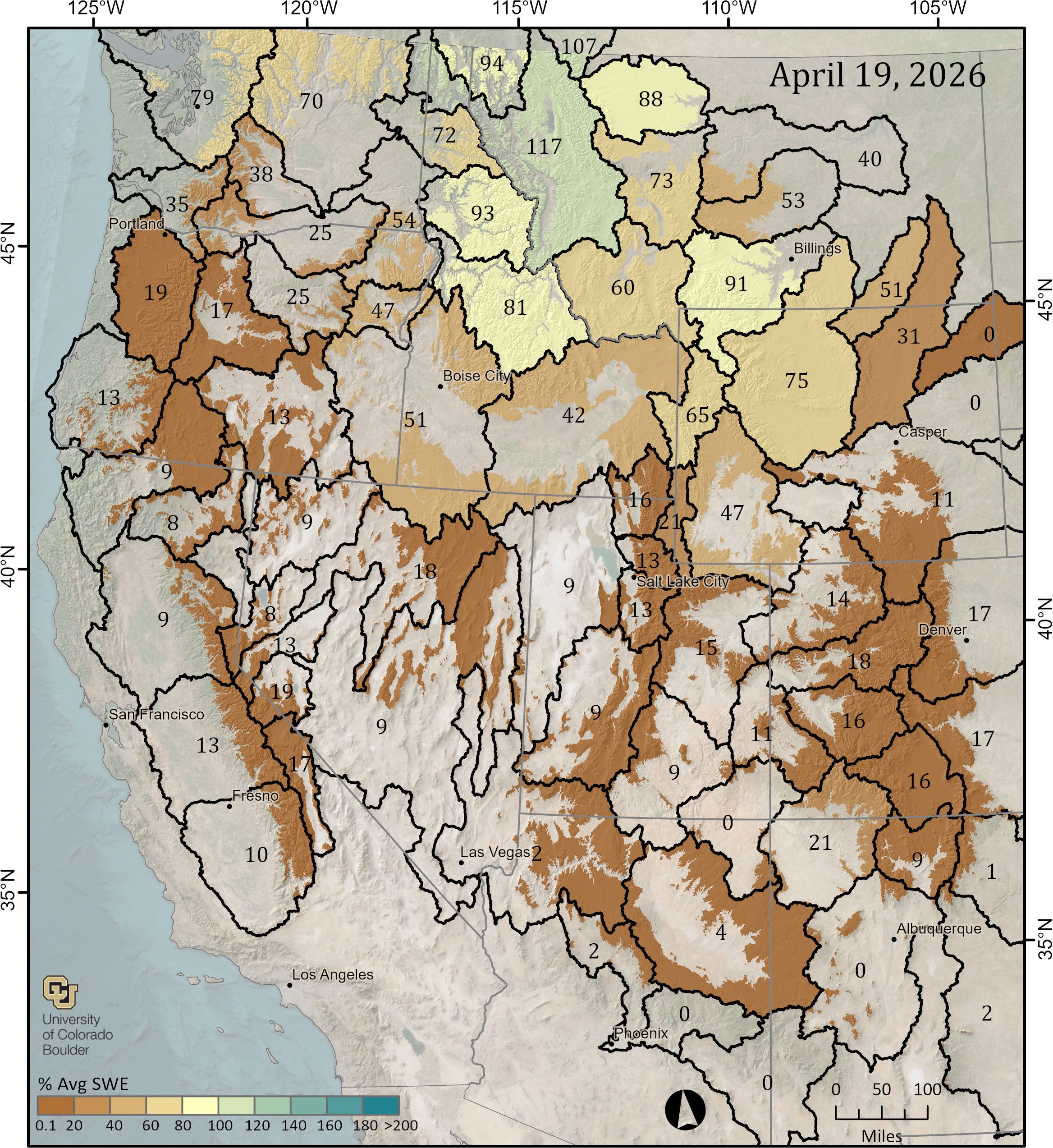 Spatial SWE Estimates