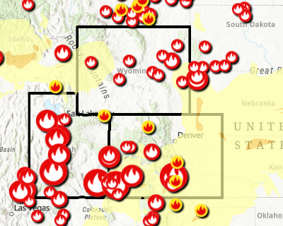 Wildfire and smoke application