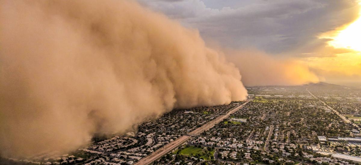 Dust Storm in Phoenix, Arizona