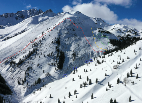 Nose Avalanche February 2021