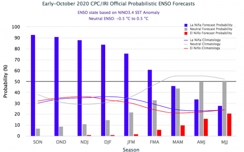 ENSO Forecasts October 2020