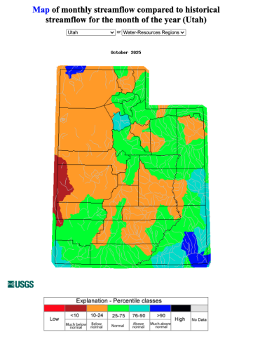 Streamflow_UT_10.2025