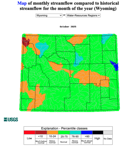Streamflow_WY_10.2025