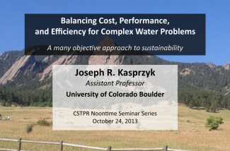 Balancing Cost, Performance, and Efficiency for Complex Water Problems - A Many Objective Approach to Sustainability thumbnail