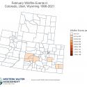 February Wildfire 1996-2021