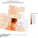 July Wildfire 1996-2021