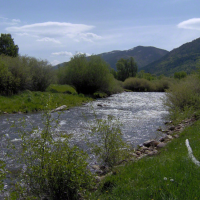 Weber River in spring