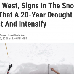 In The West, Signs In The Snow Warn That A 20-Year Drought Will Persist And Intensify thumbnail