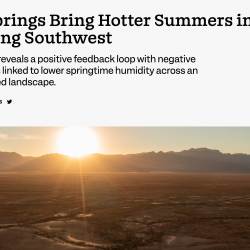 Drier Springs Bring Hotter Summers in the Withering Southwest thumbnail