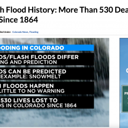 Colorado Flash Flood History: More Than 530 Deaths Documented Since 1864 thumbnail