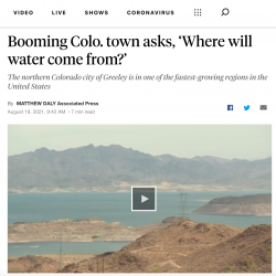 Booming Colo. town asks, ‘Where will water come from?’ thumbnail