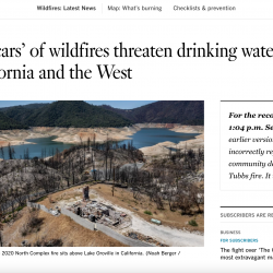 ‘Burn scars’ of wildfires threaten drinking water in much of California and the West thumb
