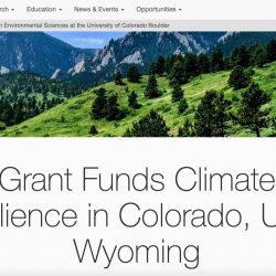 Grant Funds Climate Resilience in Colorado, Utah, Wyoming thumb