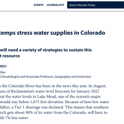 Rising temps stress water supplies in Colorado River thumb