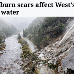 Wildfire burn scars affect West's drinking water thumb