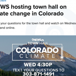 9NEWS hosting town hall on climate change in Colorado thumb