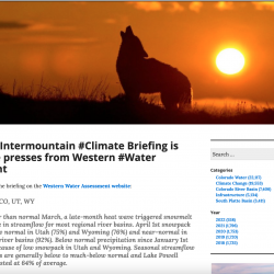 The latest Intermountain #Climate Briefing is hot off the presses from Western #Water Assessment thumb