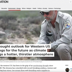 Grim 2022 drought outlook for Western US offers warnings for the future as climate change brings a hotter, thirstier atmosphere thumb