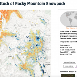 Taking Stock of Rocky Mountain Snowpack thumb