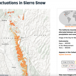 Wild Fluctuations in Sierra Snow thumb