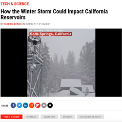 How the Winter Storm Could Impact California Reservoirs thumb