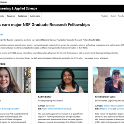 28 students earn major NSF Graduate Research Fellowships thumb