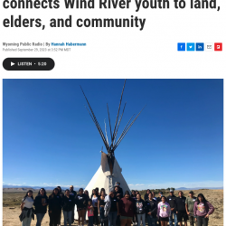 First place-based education event connects Wind River youth to land, elders, and community thumb