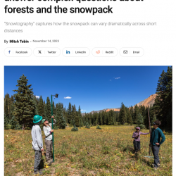 Scientists use simple cameras to answer complex questions about forests and the snowpack thumb