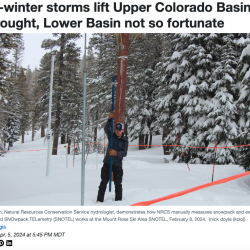 Late-winter storms lift Upper Colorado Basin out of drought, Lower Basin not so fortunate thumb